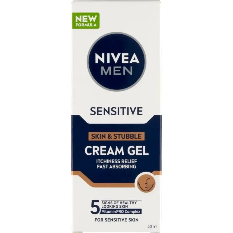 Nivea Men Sensitive krem-żel do twarzy i zarostu 50ml