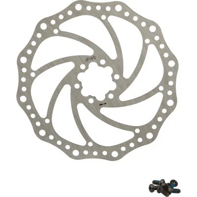 Zoom Tarcza Hamulcowa 180mm 6-Śrubowa Srebrna