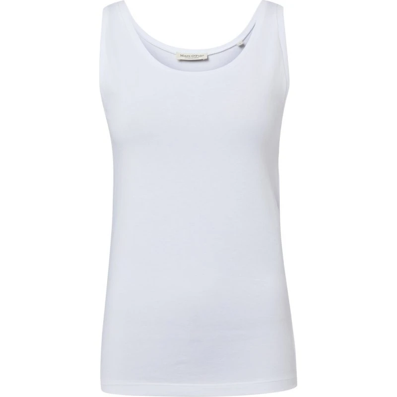 Marc O'Polo Top damski z bawełny organicznej, biały, XS