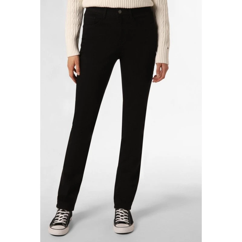 Brax Jeansy Mary czarne, regular fit, rozmiar 42