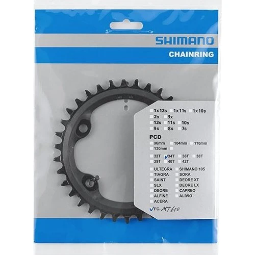 Shimano FC-MT610 34T Zębatka 12-rzędowa, czarna