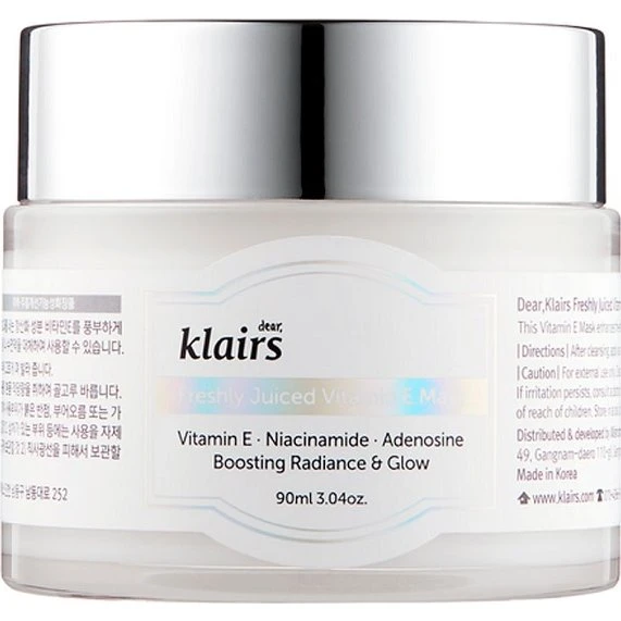 Klairs Freshly Juiced Vitamin E Mask 90ml - Odmładzająca