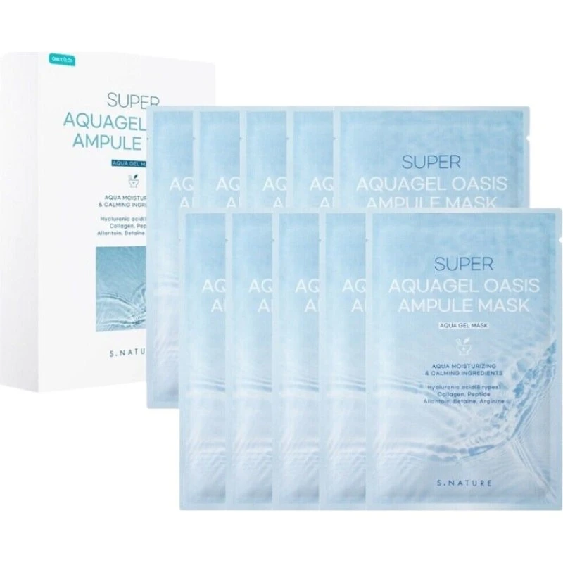 S.NATURE Super Aquagel Oasis Ampule Mask 10x30ml