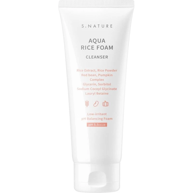 S.NATURE Aqua Rice Foam Cleanser - Pianka ryżowa 80ml