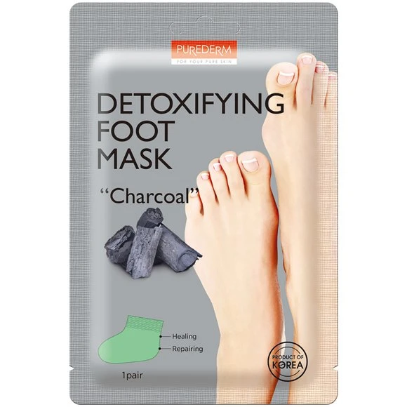 Purederm Detoxifying Foot Mask Charcoal 34g