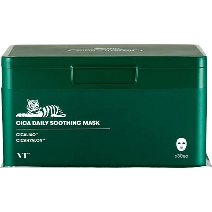 VT Cosmetics Cica Daily Soothing Mask, 30 sztuk