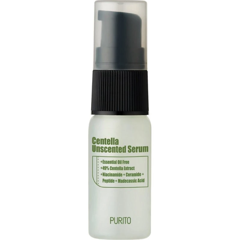 PURITO Centella Unscented Serum 15ml - regenerujące z wąkrotą azjatycką