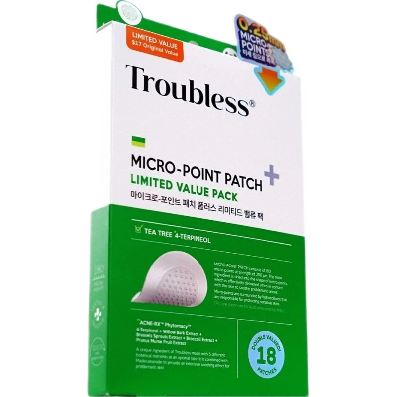 Troubless Micro-Point Patch Plus Limited Value Pack - 18 szt.