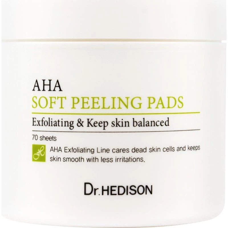 Dr.HEDISON AHA Soft Peeling Pads płatki złuszczające 70 szt.