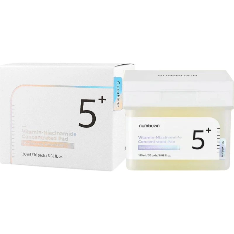 Numbuzin No.5 Vitamin-Niacinamide Concentrated Pad, 70 szt./180ml