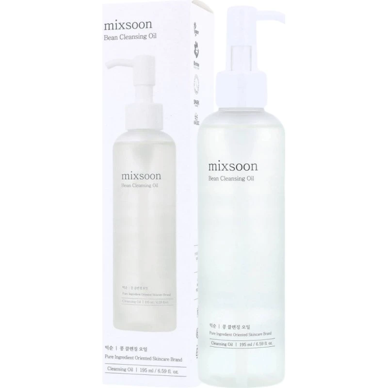 MIXSOON Bean Cleansing Oil 195ml - Olejek do demakijażu sojowy