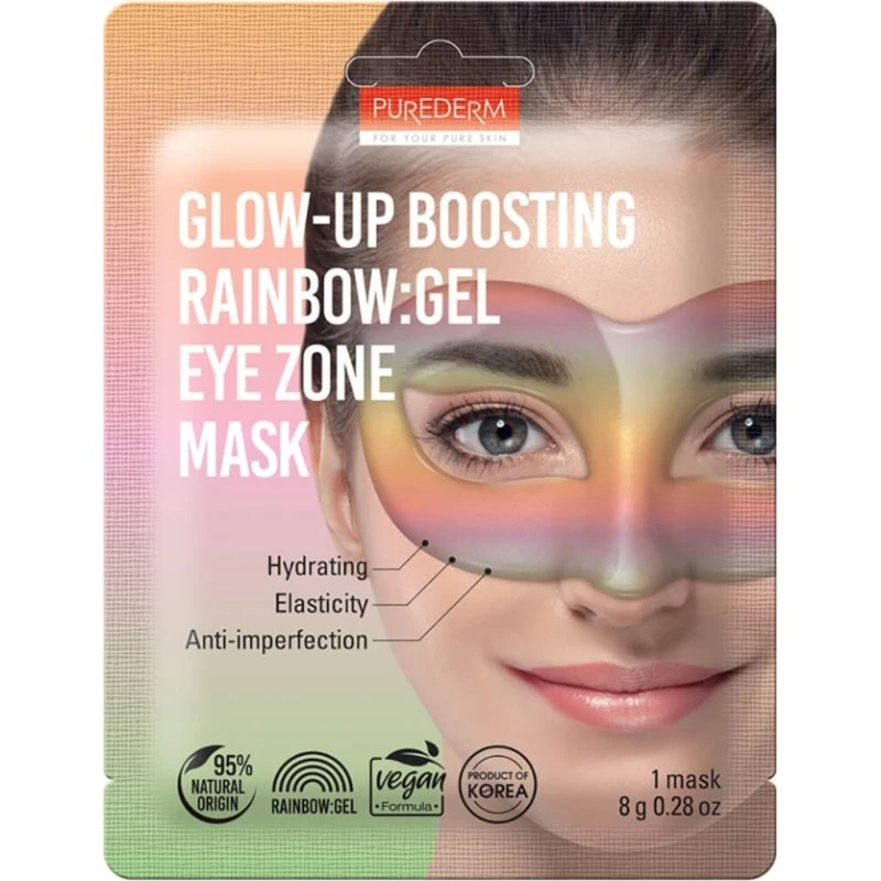 Purederm Glow-Up Boosting Rainbow: Hydrożelowa maska pod oczy 8g