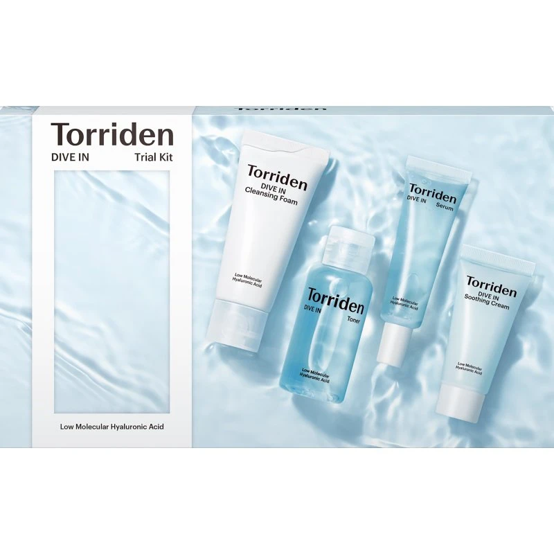 Torriden DIVE IN Trial Kit - Zestaw Nawilżający z Kwasem Hialuronowym