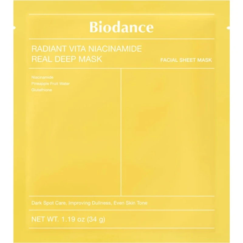 BIODANCE Radiant Vita Niacinamide Real Deep Mask 34g