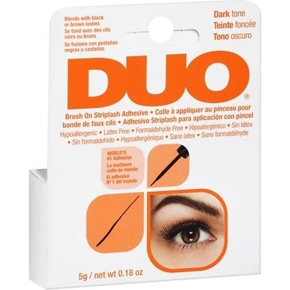 Ardell Duo Brush On Striplash Adhesive klej do rzęs z pędzelkiem Dark