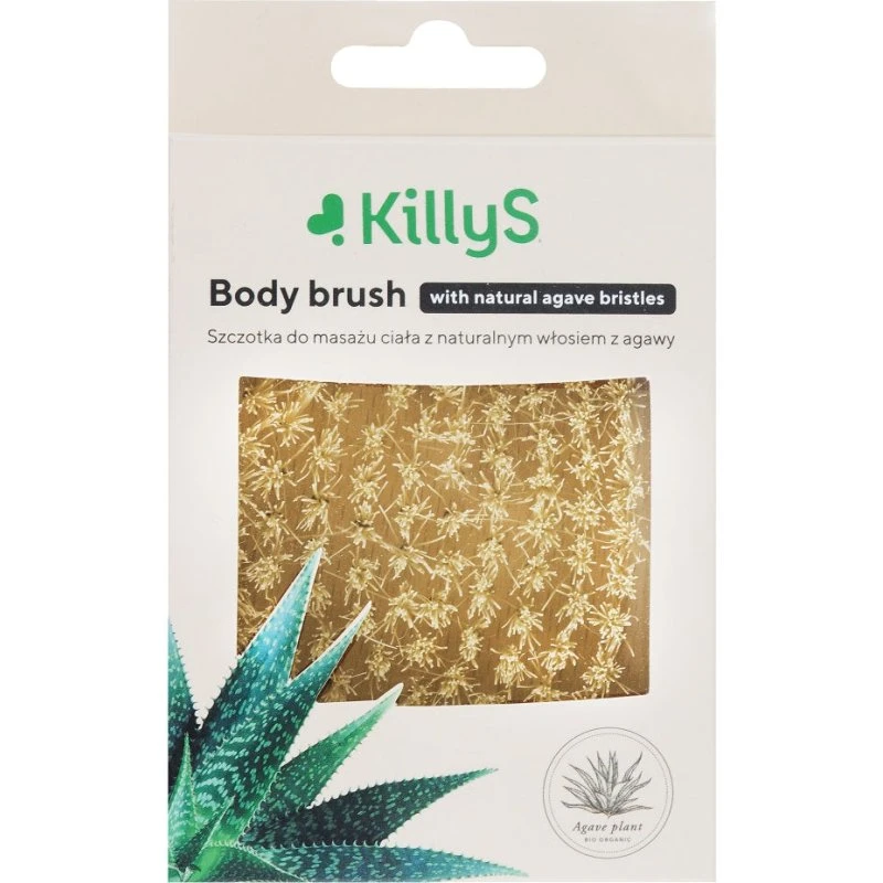 KillyS Body Brush – szczotka do ciała z naturalnym włosiem z agawy