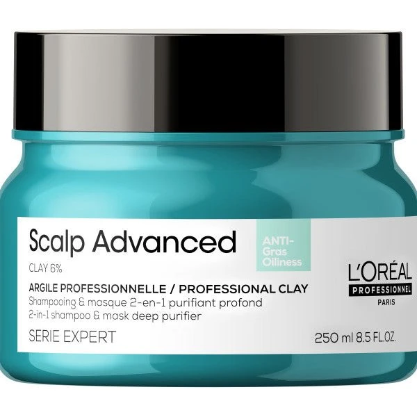 L'Oreal Professionnel Serie Expert Scalp Advanced 2-in-1 Clay Maska 250ml