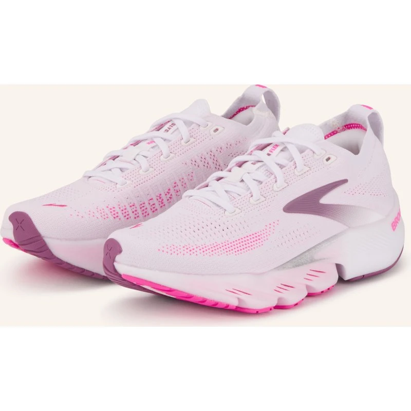 Brooks Glycerin Flex damskie buty do biegania biały/rozowy