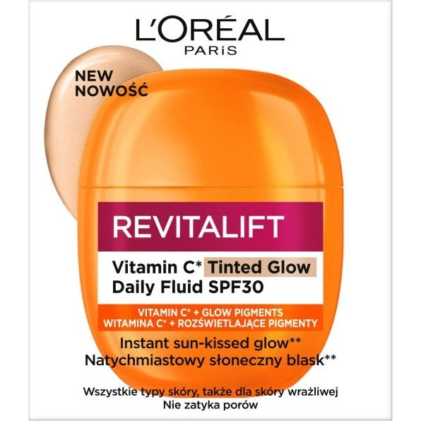 L'Oreal Paris Revitalift Vitamin C Tinted Glow SPF30 40ml