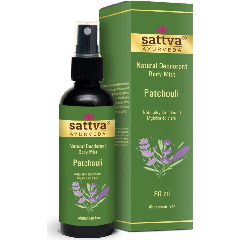 Sattva Natural Deodorant Body Mist Patchouli 80ml