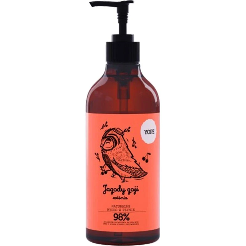 Yope Mydło w płynie Jagody goji i wiśnia 500ml