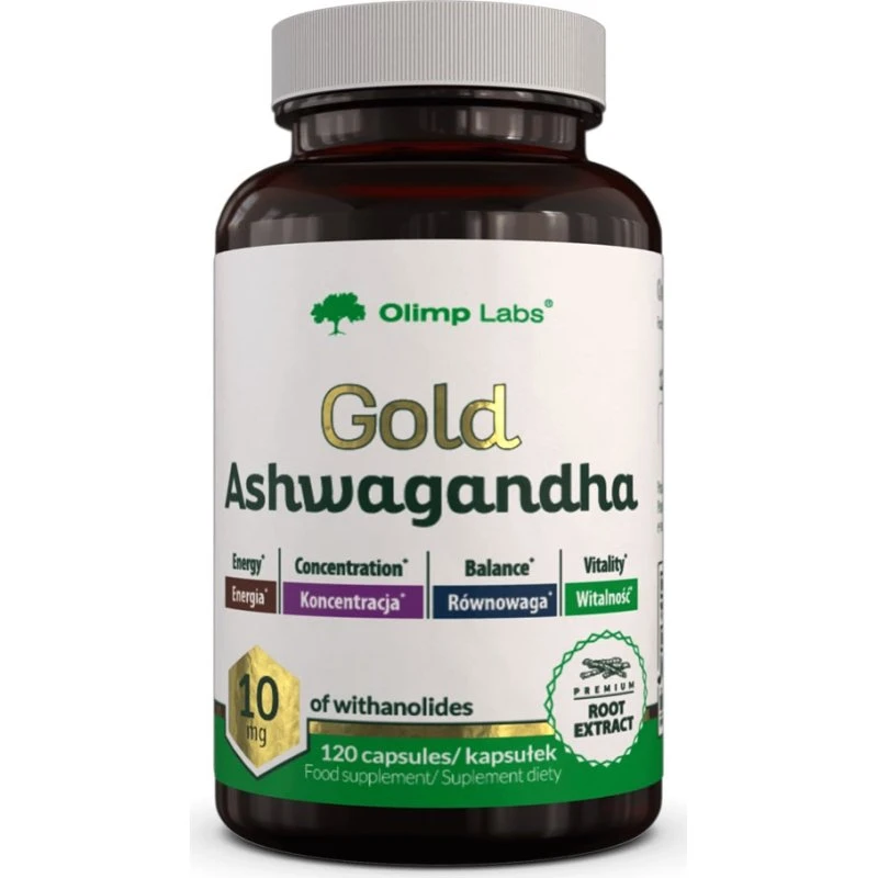 Olimp Labs Gold Ashwagandha 120 kapsułek
