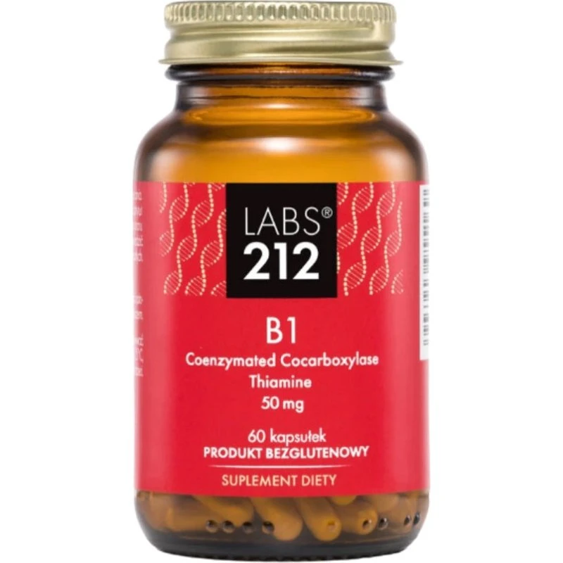LABS212 Witamina B1 Coenzymated Cocarboxylase + Thiamine 60 kaps.