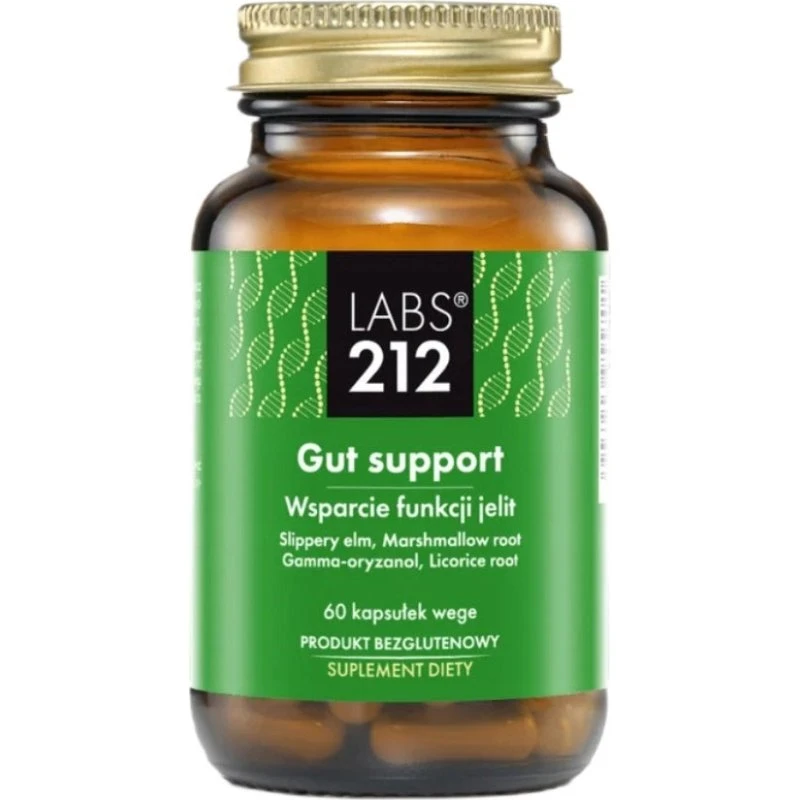 LABS212 Gut Support – Wsparcie jelit, 60 kapsułek