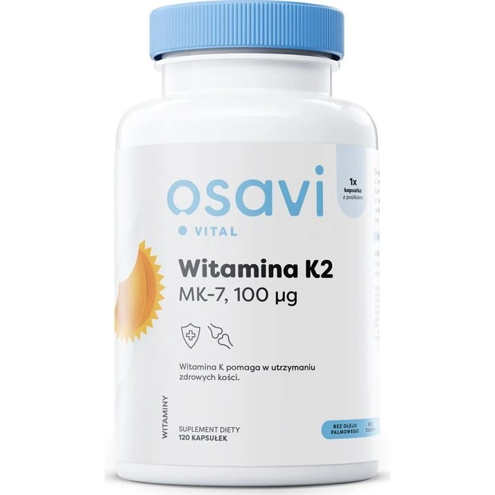 Osavi Witamina K2 MK-7 100 mcg (120 kapsułek)
