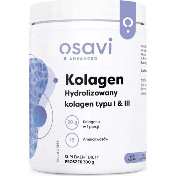 Osavi Kolagen typu I i III, proszek, 300 g
