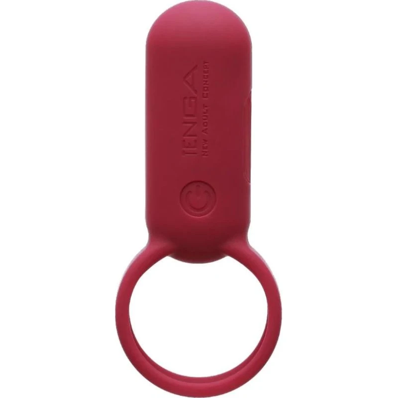TENGA SVR Carmine – silikonowy pierścień wibrujący dla par