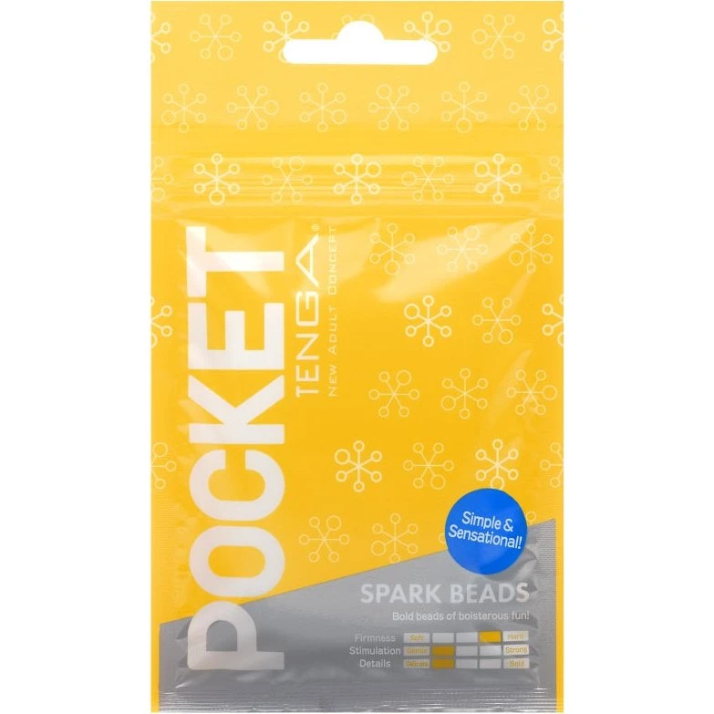 TENGA Pocket Spark Beads 006 - jednorazowy masturbator