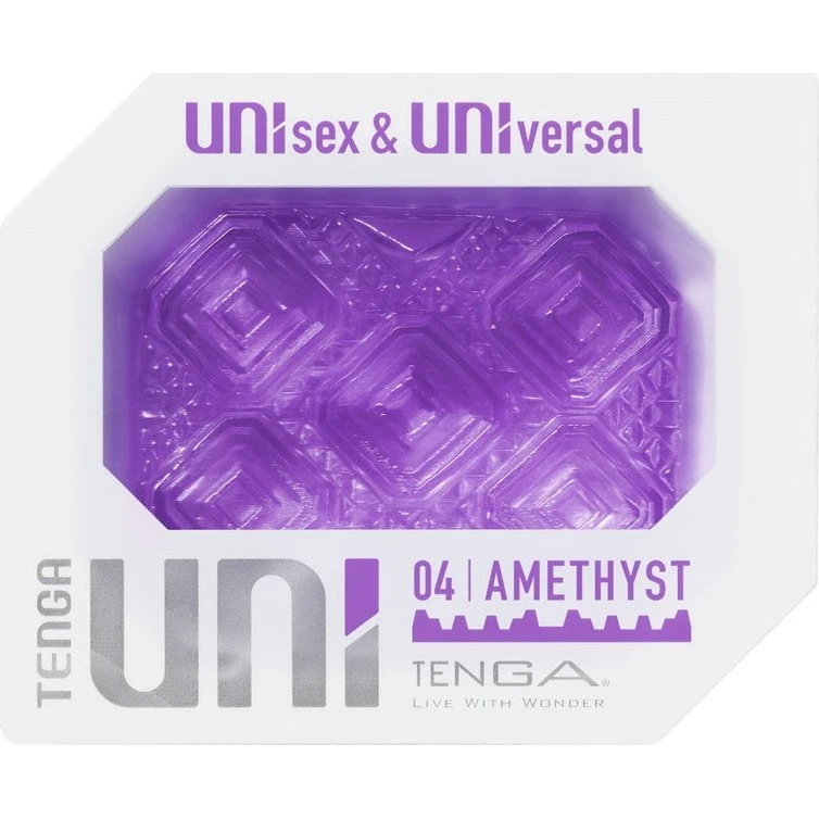 TENGA Uni Amethyst - Uniwersalna nakładka masturbująca
