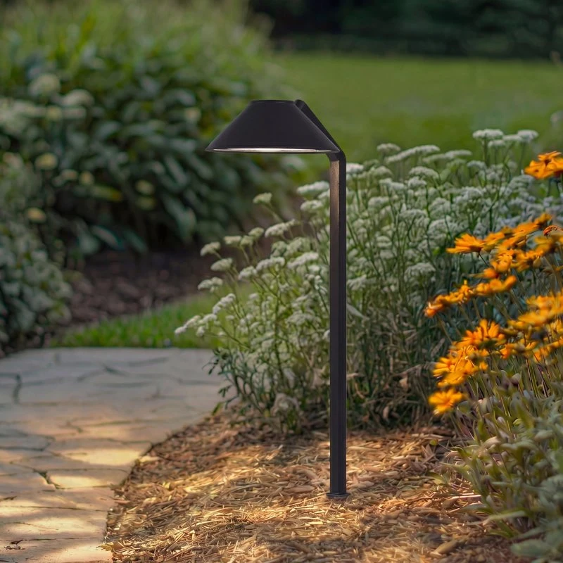 Lindby Capelo Lampa Ogrodowa LED 77 cm Czarna