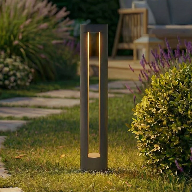 Lindby Słupek oświetleniowy LED Soriq, antracyt, 75 cm, IP54