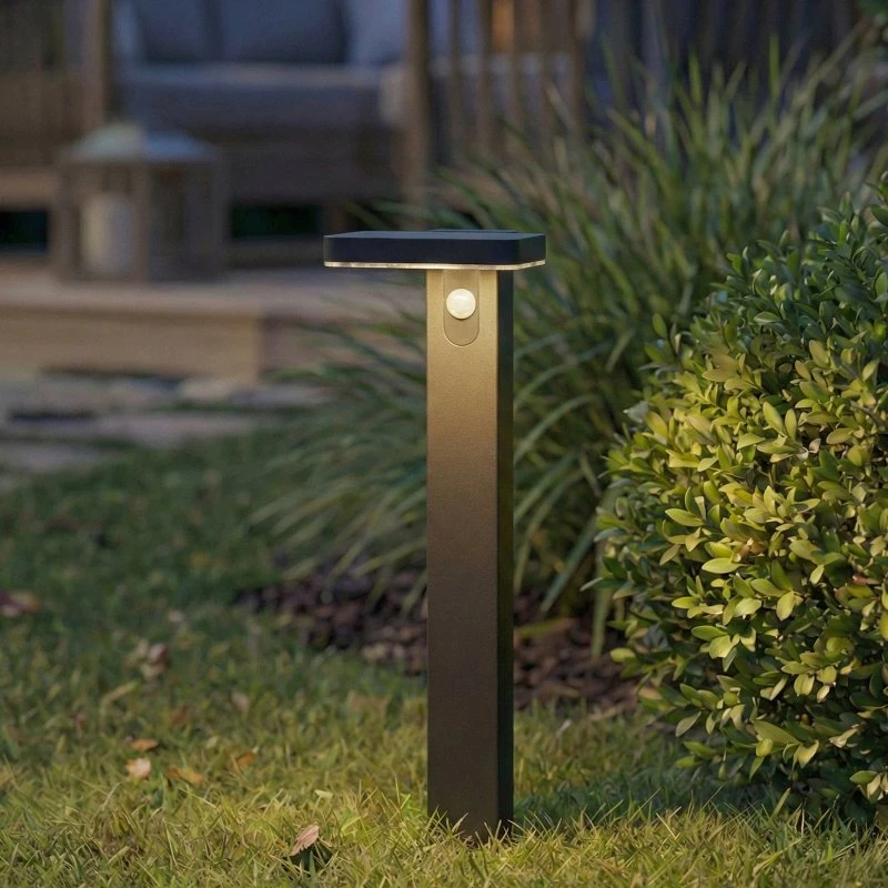 Lampa solarna LED Tarlson PRIOS kątowa antracytowa z czujnikiem