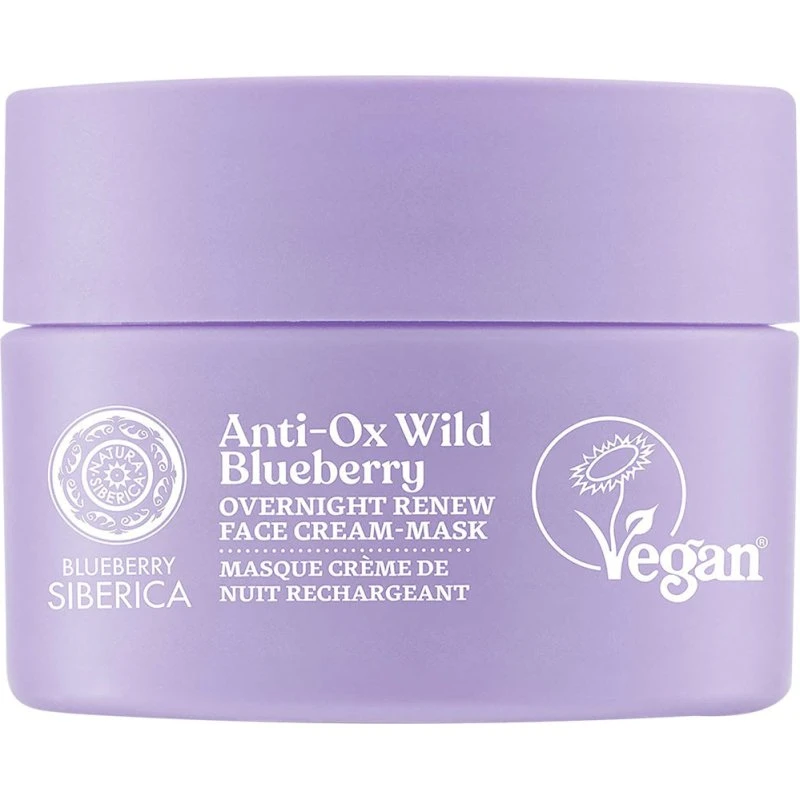 Natura Siberica Blueberry Siberica Wegański Krem-Maska na Noc 50ml