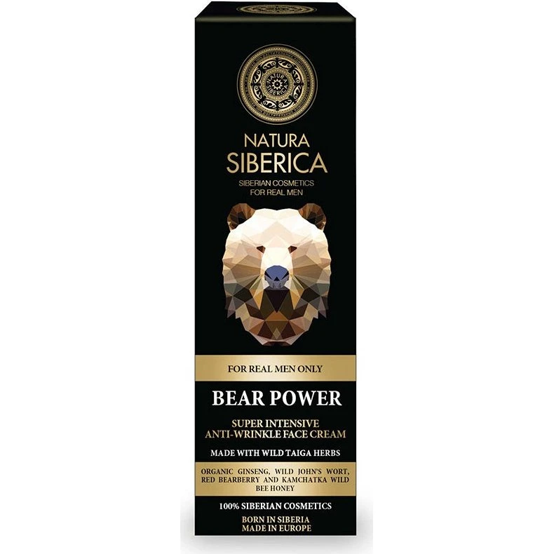 Natura Siberica Men Bear Power przeciwzmarszczkowy krem do twarzy 50ml