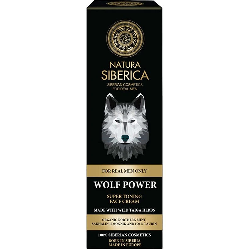 Natura Siberica Men Wolf Power tonizujący krem do twarzy 50ml