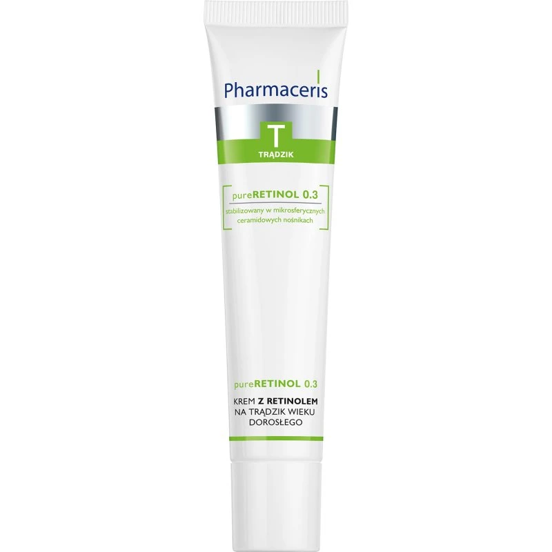 Pharmaceris T pureRETINOL 0.3 Krem 0,3% na trądzik wieku dorosłego 40 ml