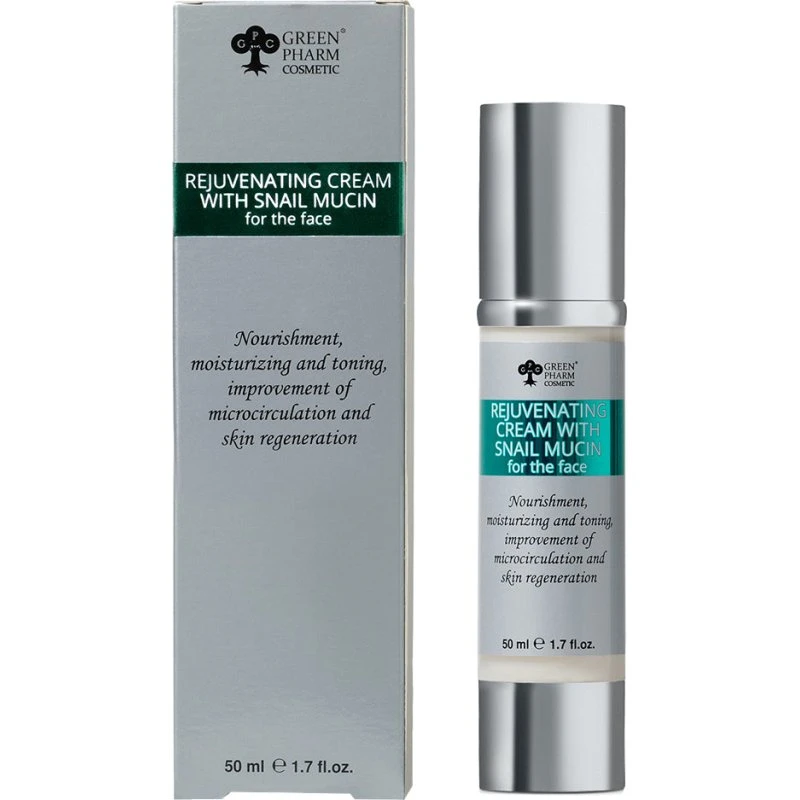 Green Pharm Cosmetic Krem odmładzający z mucyną ślimaka 50ml