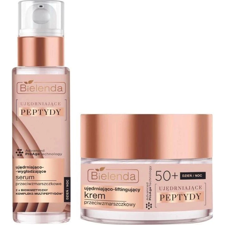 Bielenda Ujędrniające Peptydy 50+ Zestaw 50 ml + 15 ml
