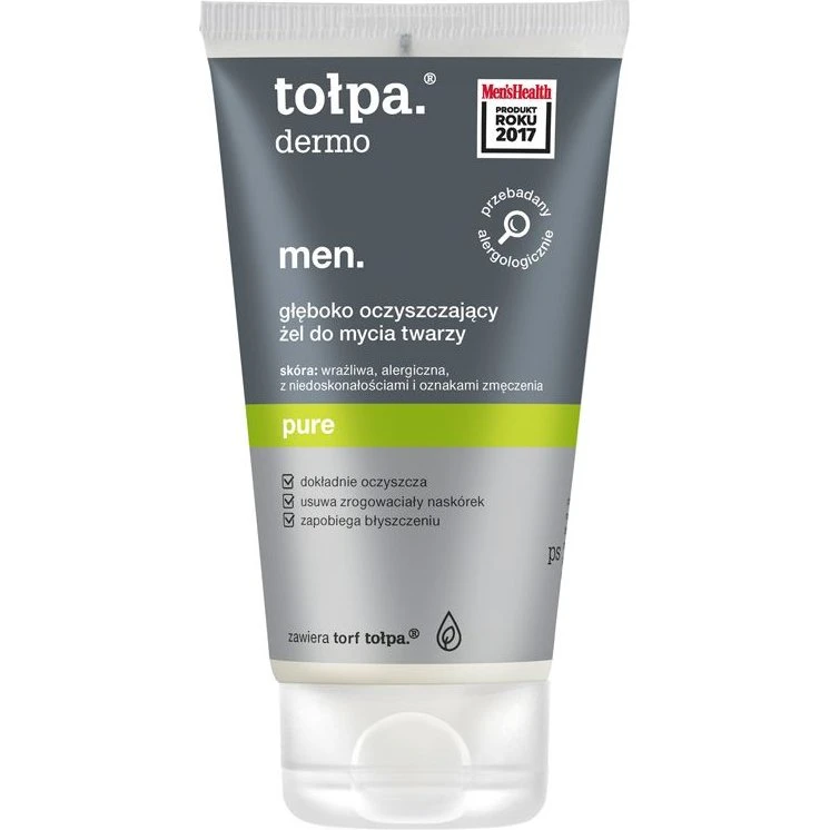 Tołpa Dermo Men Pure Żel do Mycia Twarzy 150 ml
