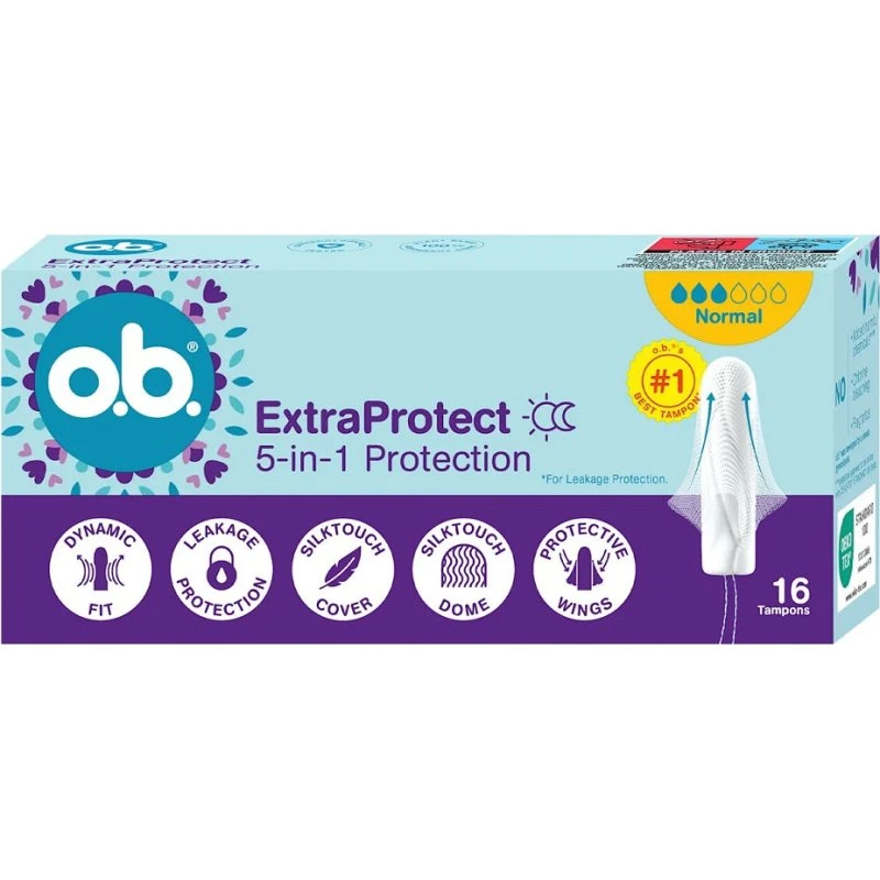 O.B. ExtraProtect Normal tampony, 16 szt.