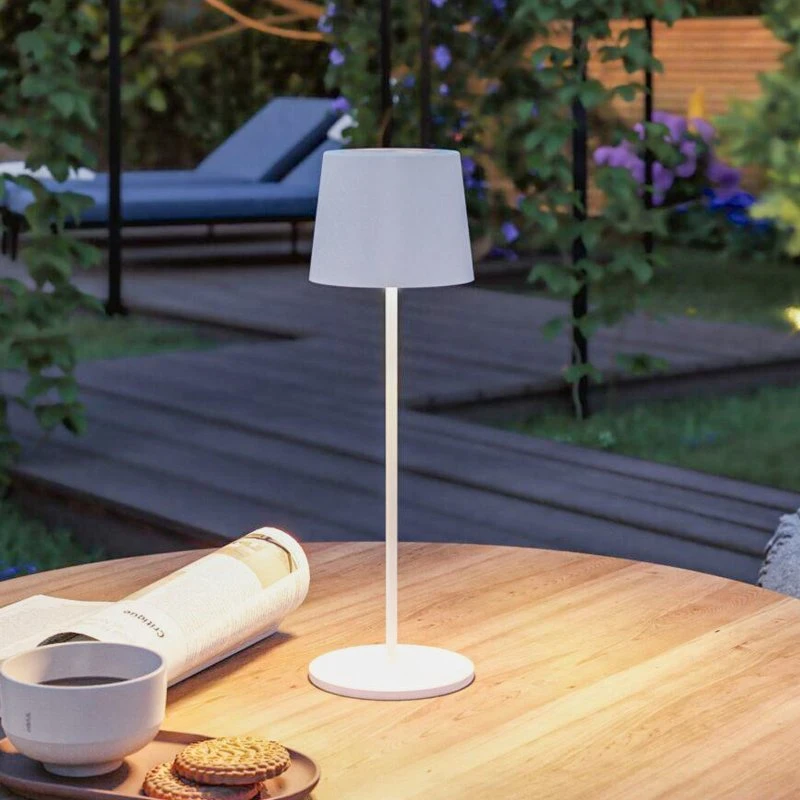 Paulmann Gilo Lampa Stołowa LED Matowa Biel IP44