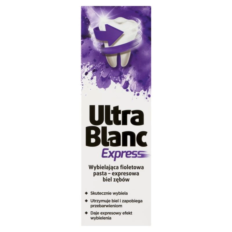 UltraBlanc Express Pasta Wybielająca Fioletowa 75 ml