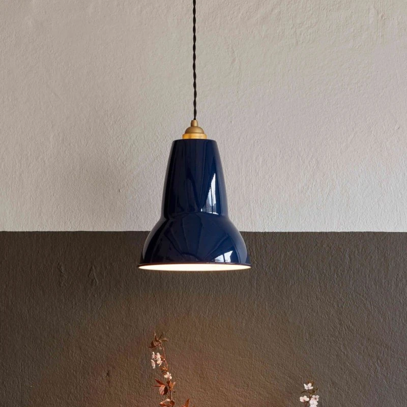 Anglepoise Original 1227 Brass Midi Żyrandol, Niebieski