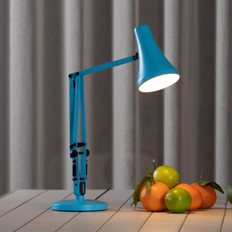 Anglepoise Lampa stołowa LED 90 MINI MINI VIVID turkusowa USB