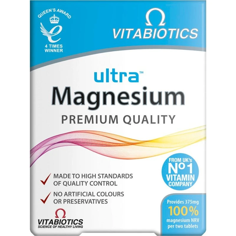Vitabiotics Ultra Magnesium 375mg, 60 tabletek