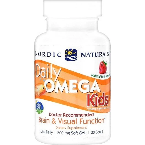 Nordic Naturals Daily Omega Kids 30 kapsułek owocowy